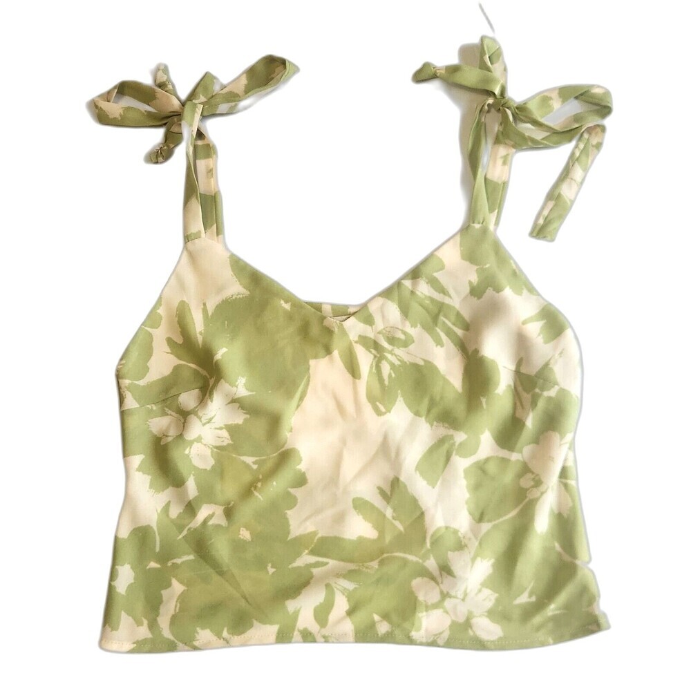 Aubrey 3+1 Women's Shirt Sz M Boho Floral Tank Top - Spring Break Ready!
